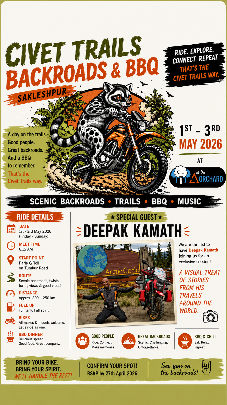 Deepak Kamath - The Orchard Sakleshpur | Adventure Icon Event Banner FULL